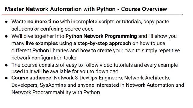 Network Automation with Python for Network Engineers