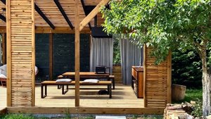 •САМАЯ КРУТАЯ БЕСЕДКА LOFTHAUS 4х8•как построить СТИЛЬНО и СОВРЕМЕННО•