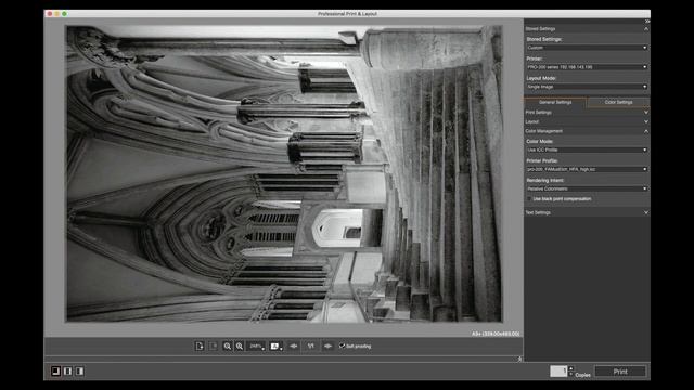 Canon Pixma PRO-200 printing on fine art papers - colour and B&W смотреть онлайн