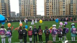 Открытие школы в п. Новоселье, самой большой и современной в Ленинградской области. 👍👏👏