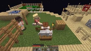 МАЙНКРАФТ ВЫЖИВАНИЕ ДРУЗЕЙ НА ОДНОМ БЛОКЕ В ВОЗДУХЕ #4