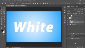 3D White Text Effect Logo Design in Photoshop  Tutorial