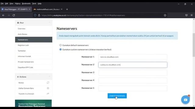 Cara Setting Domain Ke Cloudflare Gratis Terbaru