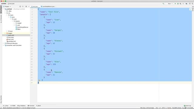 Json парсинг в Java на практике | JSON Parsing | JSON Simple смотреть онлайн