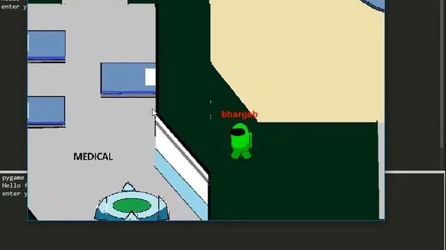 Among Us In python | pygame | [Update 1]