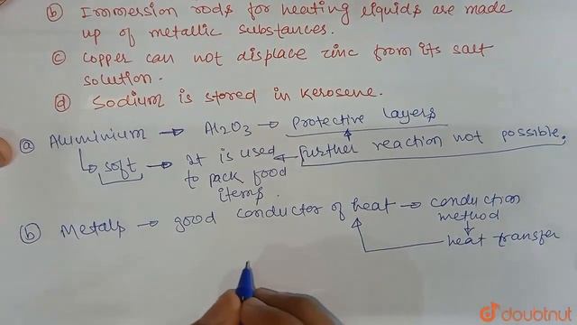 Give reasons for the following. (a) Aluminium foils are used to wrap food items. (b) Immersion r... смотреть онлайн