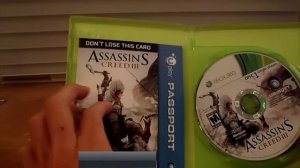 Unboxing Assassin's Creed 3 - Xbox 360
