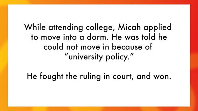 A conversation with Micah Fialka-Feldman  Self-Determination