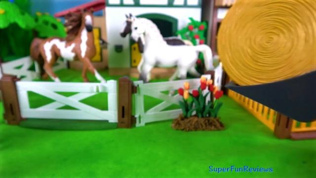 Fun Farm Animal Toys - Cows Horses Sheep Goat - Toys For Kids - Learn Farm Animal Names and Sounds смотреть онлайн