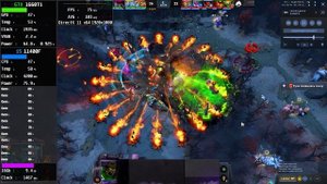 GTX 1660Ti + i5 11400F in Dota 2 (7.33)