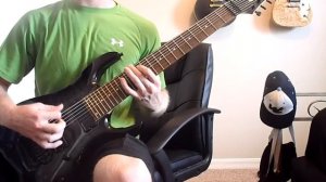 Meshuggah - Demiurge Guitar Cover - Ibanez RGA8 - Seymour Duncan Blackouts