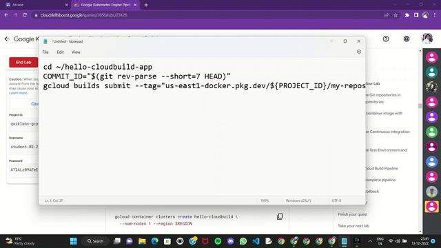 Google Kubernetes Engine Pipeline using Cloud Build смотреть онлайн