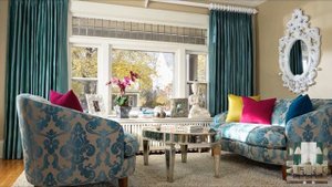 Бирюзовый цвет в интерьере