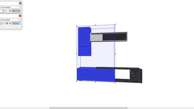 Тумба под ТВ + навесная полка смотреть онлайн