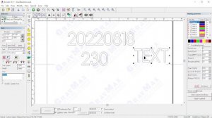 Автоматическое добавление даты из программы Ezcad при гравировке на лазере