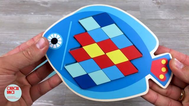 Мозаика Рыбка, деревянная смотреть онлайн