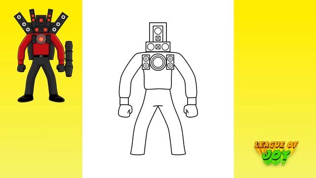 How to DRAW TITAN SPEAKERMAN - Skibidi Toilet смотреть онлайн