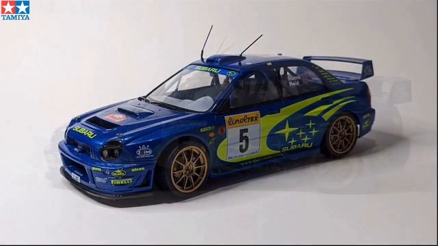 SUBARU IMPREZA STI WRC 2001 - TAMIYA 24240 - www.carmodelkit.com.br смотреть онлайн