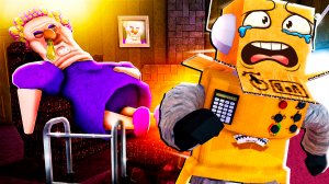 ПОБЕГ ИЗ ДОМА ЗЛОЙ БАБУШКИ в РОБЛОКС! GRANNY ROBLOX