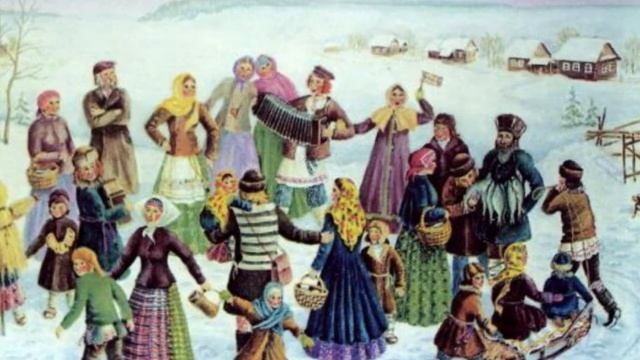 Масленица. Вторник – заигрыш. Мозаика.