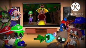 smg4 crew react to Mario Is missing conforting yourself