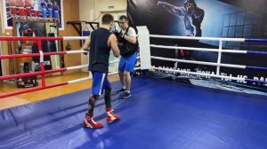 Бокс | Отработка на лапах | Три сложные комбинации