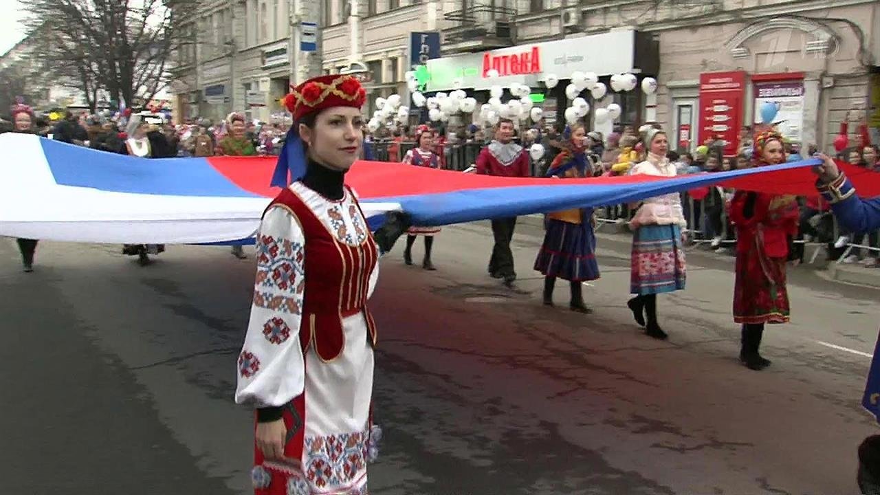 Ровно три года назад подавляющее большинство жител...ерендуме высказались за воссоединение с Россией
