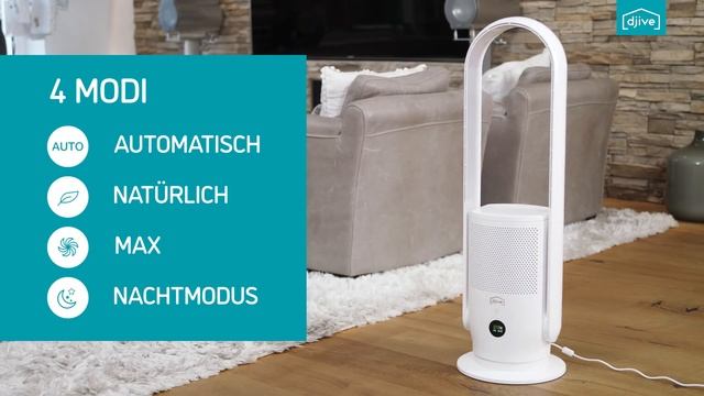 djive Flowmate ARC Luftreiniger & Ventilator // Heizlüfter, Luftbefeuchter, Mobil |Offizielles Vide смотреть онлайн