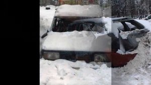 Брошенные разбитые машины Москвы 2018   Отчет за Февраль