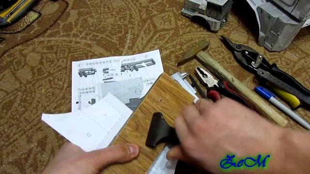 Видеоурок № 6 Сборка модели трактора К-700 (Изготовление баков) смотреть онлайн