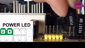 how to connect the POWER SW, RESET SW, POWER LED, HDD LED, HD Audio, & USB  to the motherboard pins