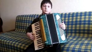"Во поле береза стояла" на аккордеоне