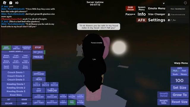 Mobil growth cutie neko | roblox giantess growth смотреть онлайн