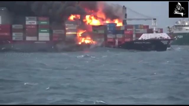 Colombo Harbour Sri Lanka Ship on Fire | hr5ktv смотреть онлайн