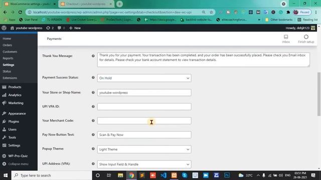 How to set Payment Method in WooCommerce