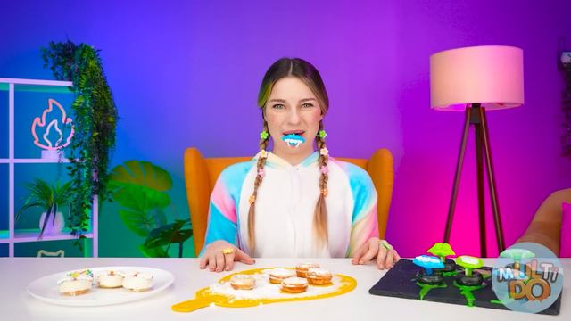 Кулинарный Челлендж: Уэнсдей Против Бабушки | Вкусные Кухонные Лайфхаки от Multi DO Challenge смотреть онлайн