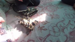 танковый бой масштабе 1:24