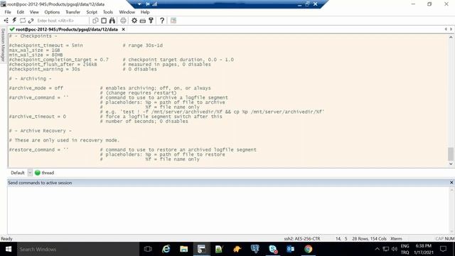 PostgreSQL Configuration (postgresql.conf) #4