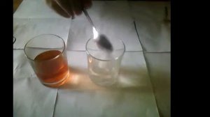 Реакция крахмала с йодом.