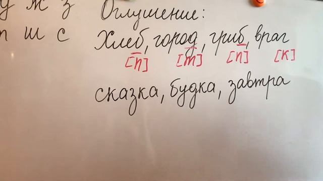 Оглушение и Озвончение.