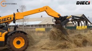 Тестовые испытания фронтального погрузчика DIECI Agri Plus 40.7 в СПК «Быданово» Киров