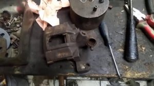 Ремонт (разборка) задних суппортов volvo 440/460