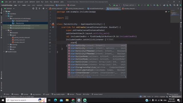 How to Implement Reuse View and Layout using Include Tag in Android Studio Kotlin