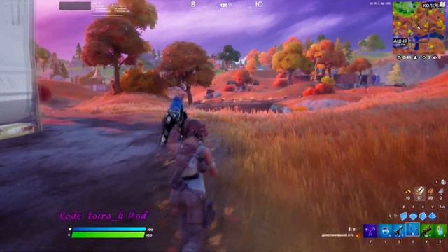 FORTNITE►Lara Croft skin gameplay► Геймплей скина Лары Крофт в Фортнайт