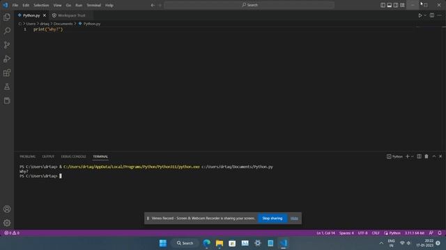 POV: Me Trying to Run a Python File in Terminal | I am Creeper смотреть онлайн