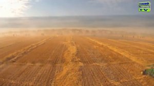 Самая большая уборка зерна — 249 комбайнов