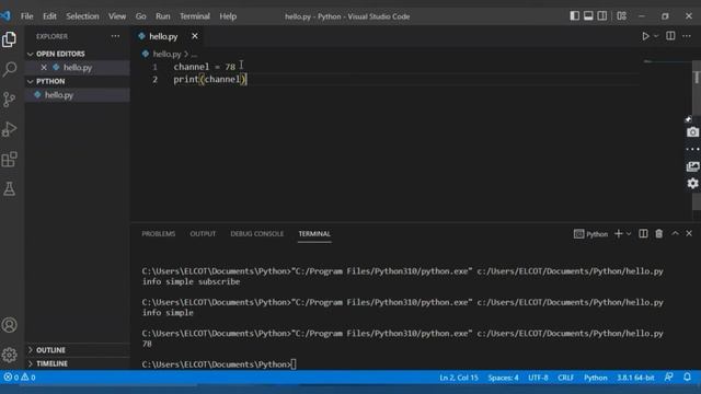 Python Tutorial : Data types in python tamil - Learn python by problem solving - Info simple