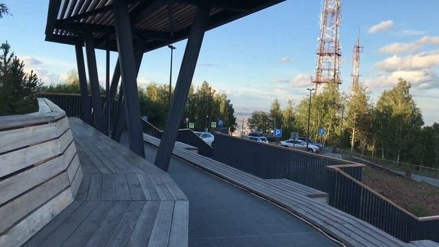 Катаем на самокате ? в скейт парке «Сопка» Красноярск, прогулка на смотровую #трюкинасамокате