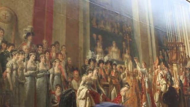 5445 - Картина Посвящение Императора Наполеона I. Лувр смотреть онлайн