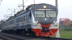 Электропоезд ЭД4М-0482 для перевозки гостей на авиасалон "МАКС-2019"